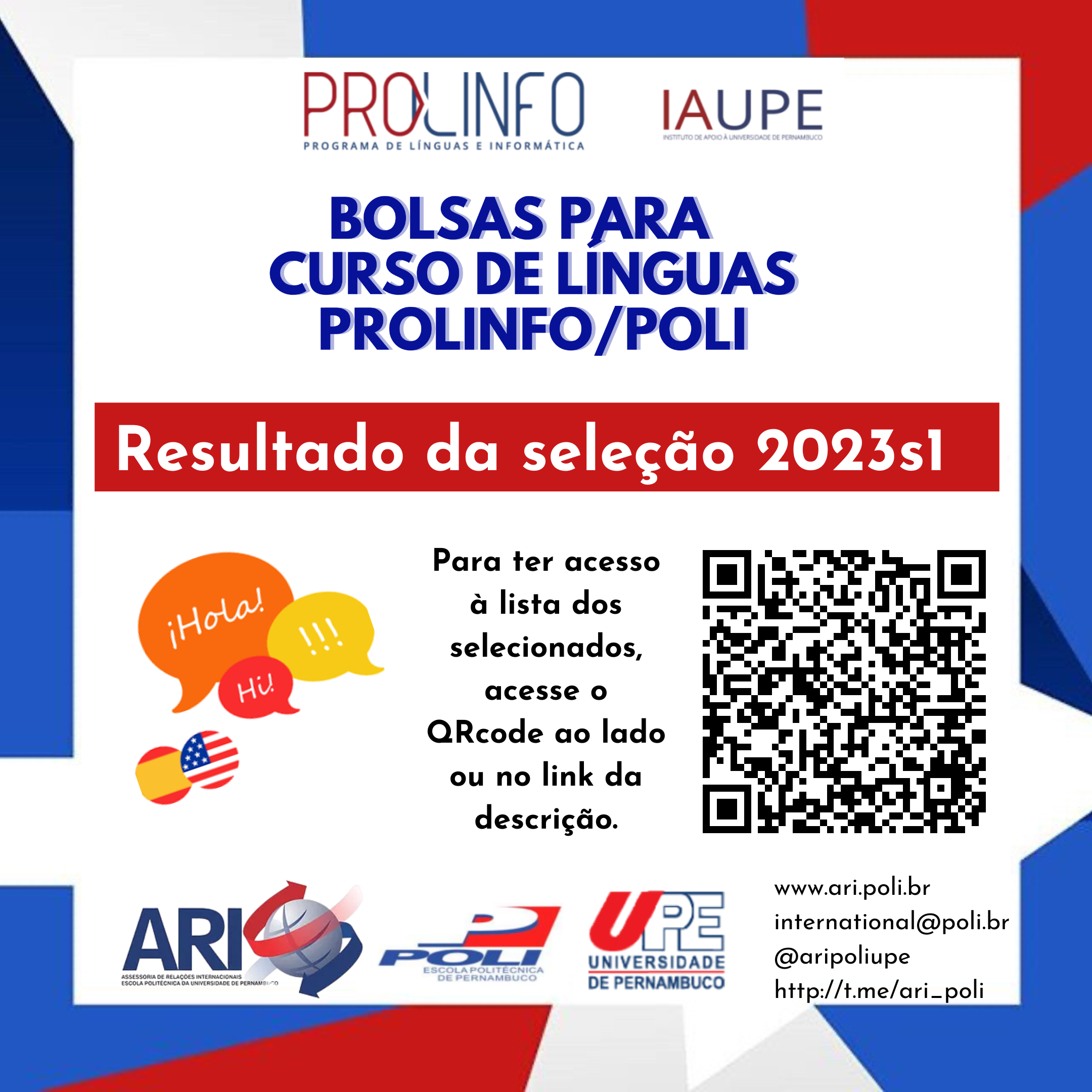 Resultado Bolsas PROLINFO 2023s1